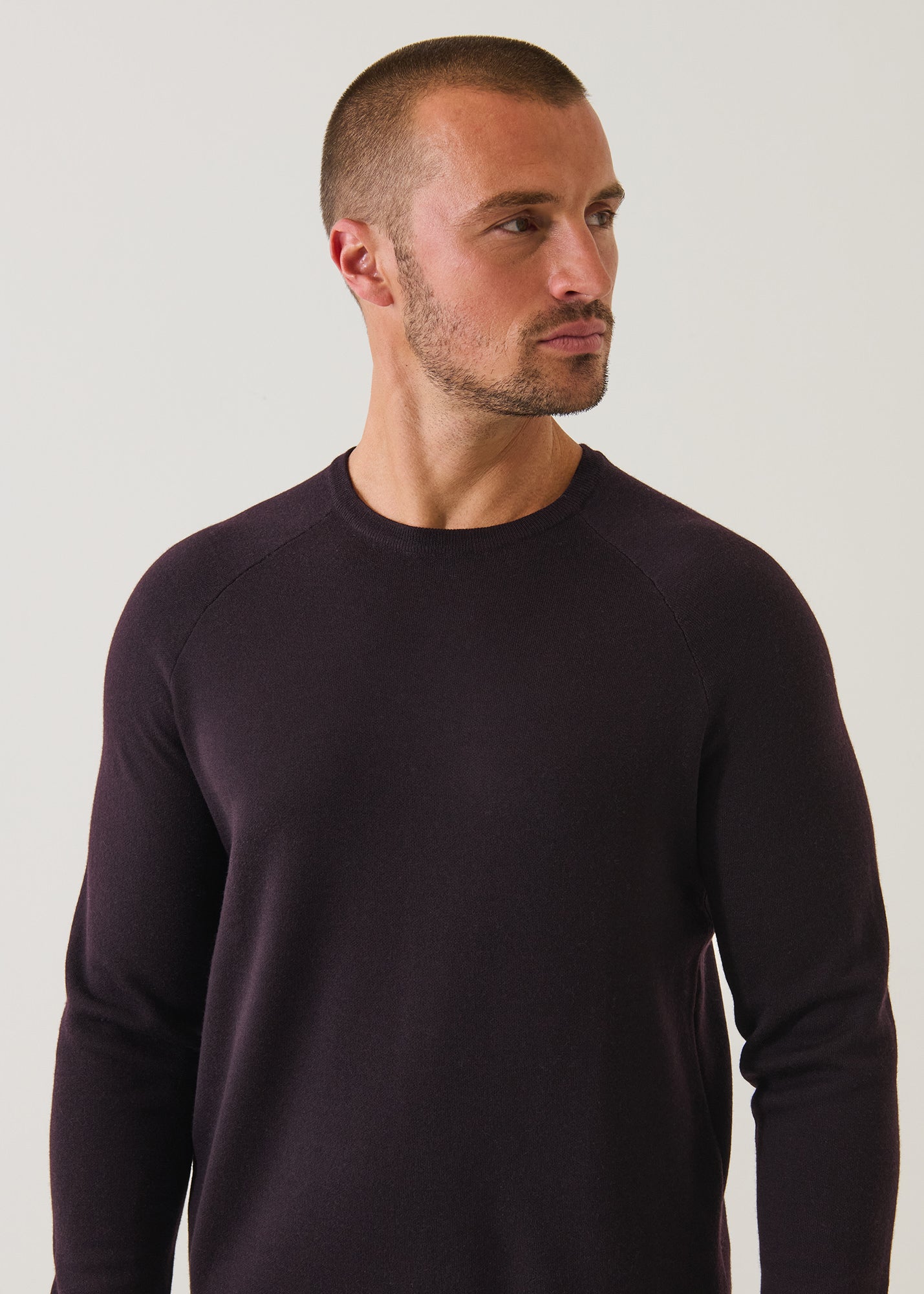 Double-Face Crewneck Sweater