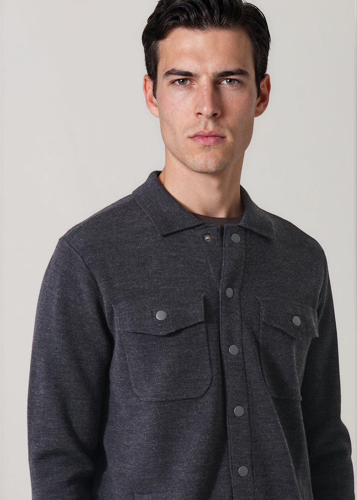 Double Face Merino Wool Utility Jacket - PATRICK ASSARAF
