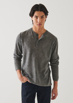 AIR CASHMERE HENLEY SWEATER