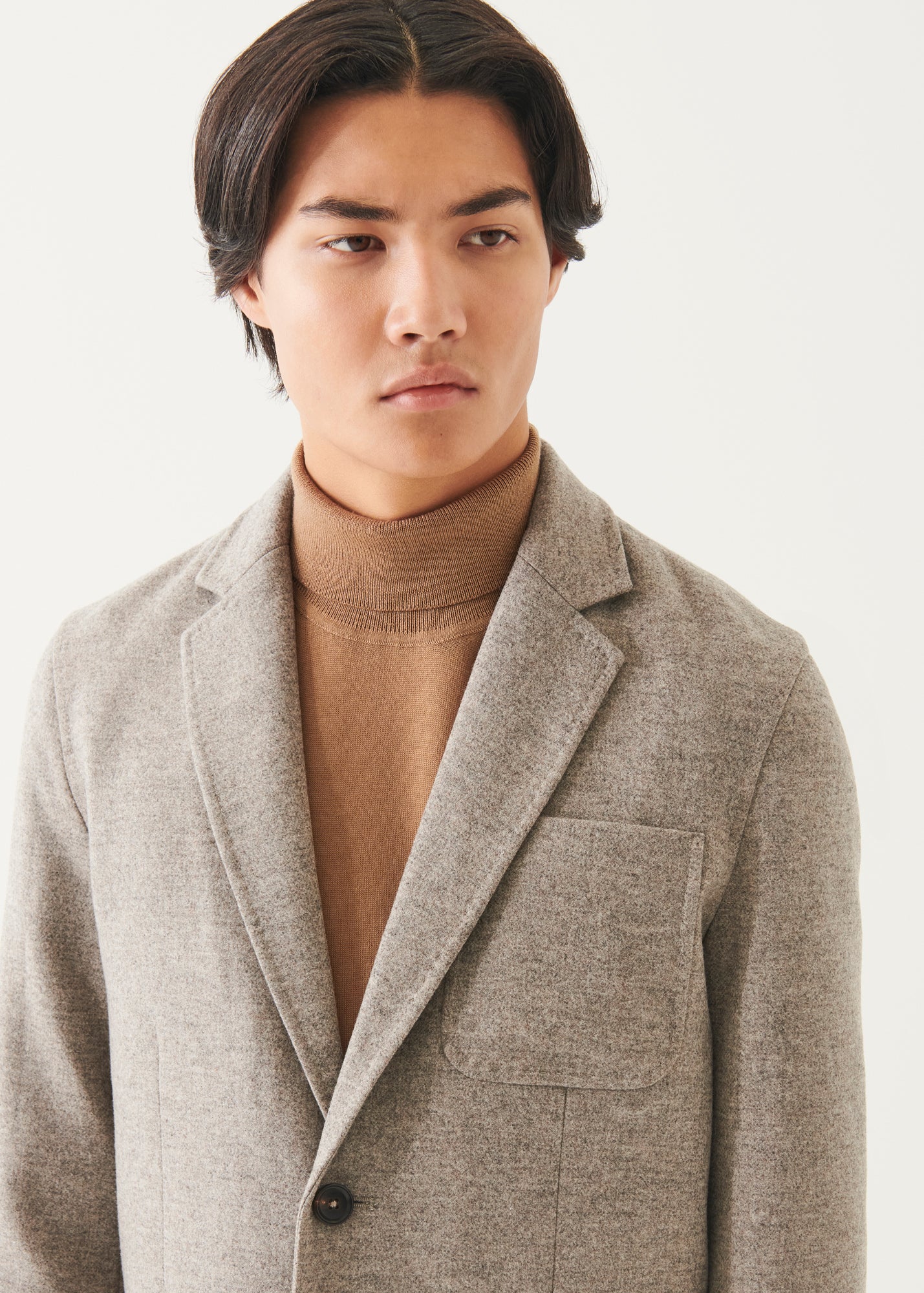 Wool Two-Button Blazer