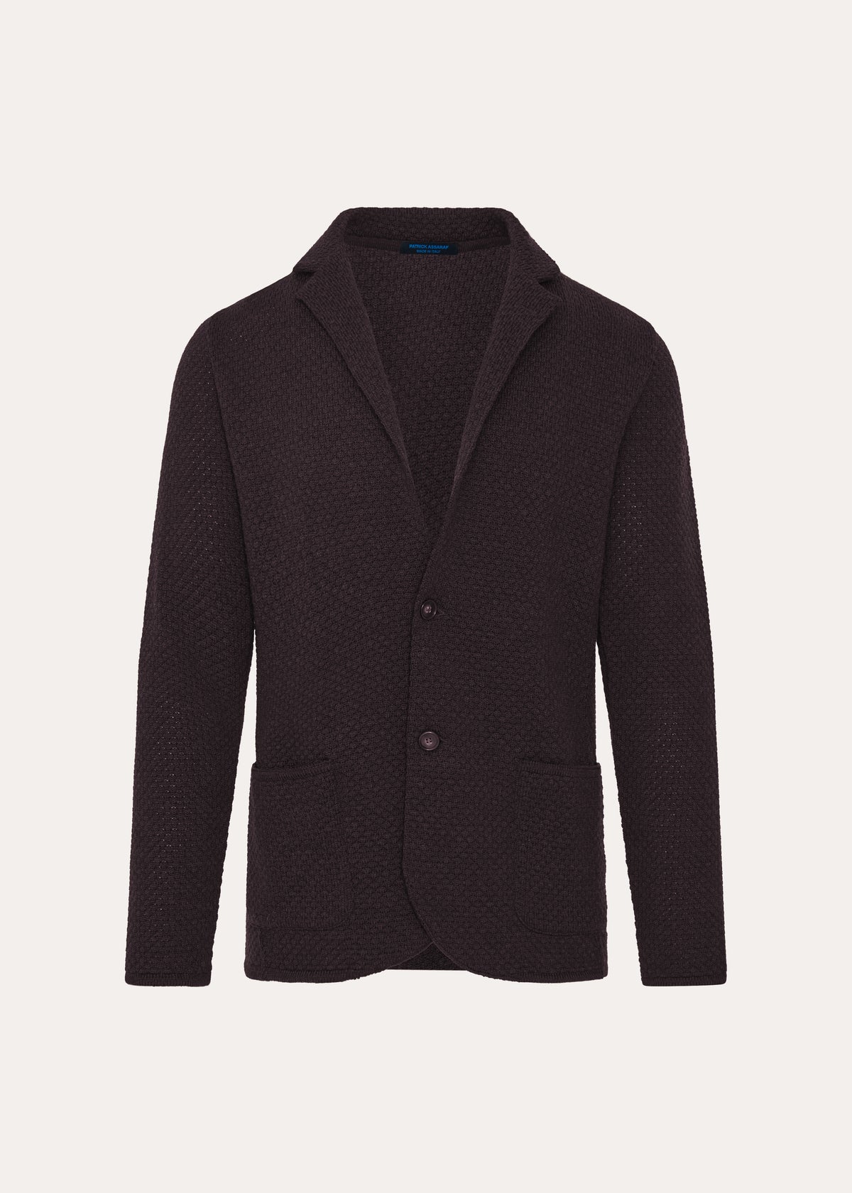 Merino Bubble Stitch Two Button Blazer - PATRICK ASSARAF