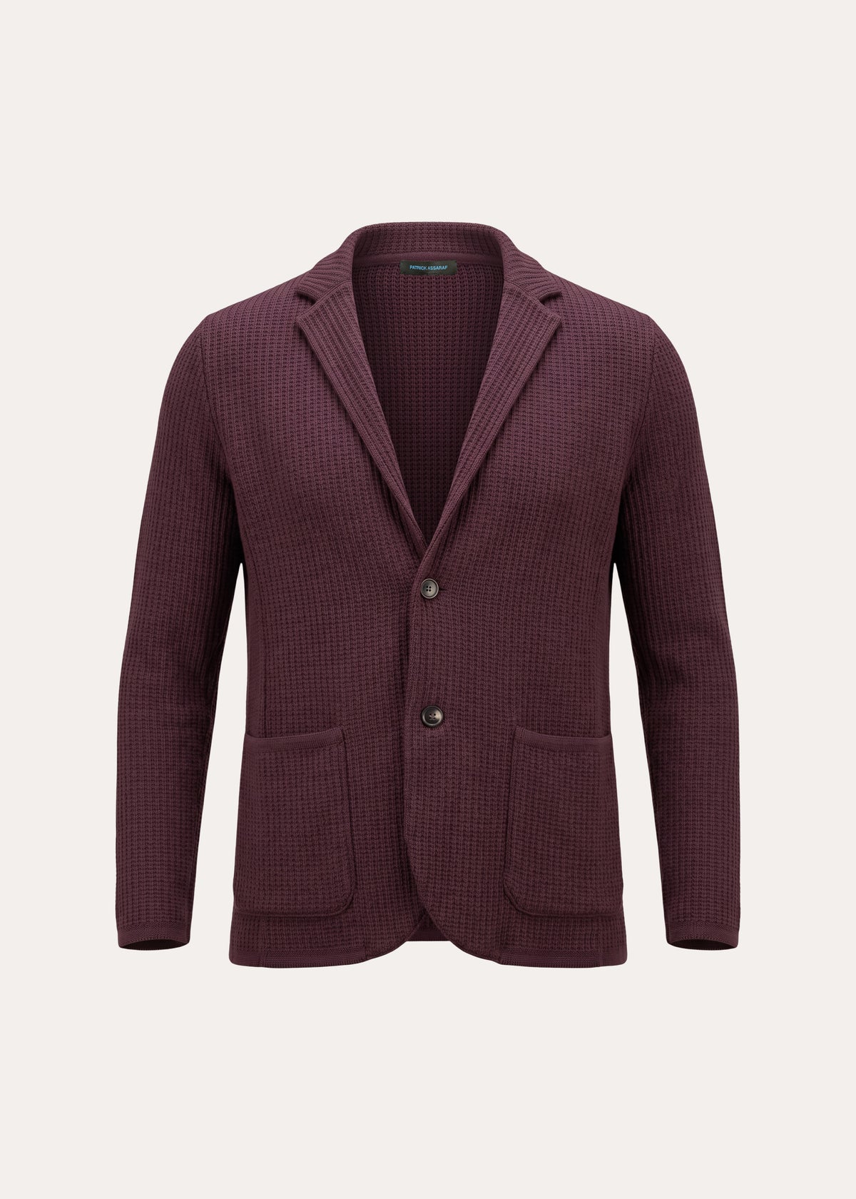 Chain Stitch Merino Two Button Blazer - PATRICK ASSARAF