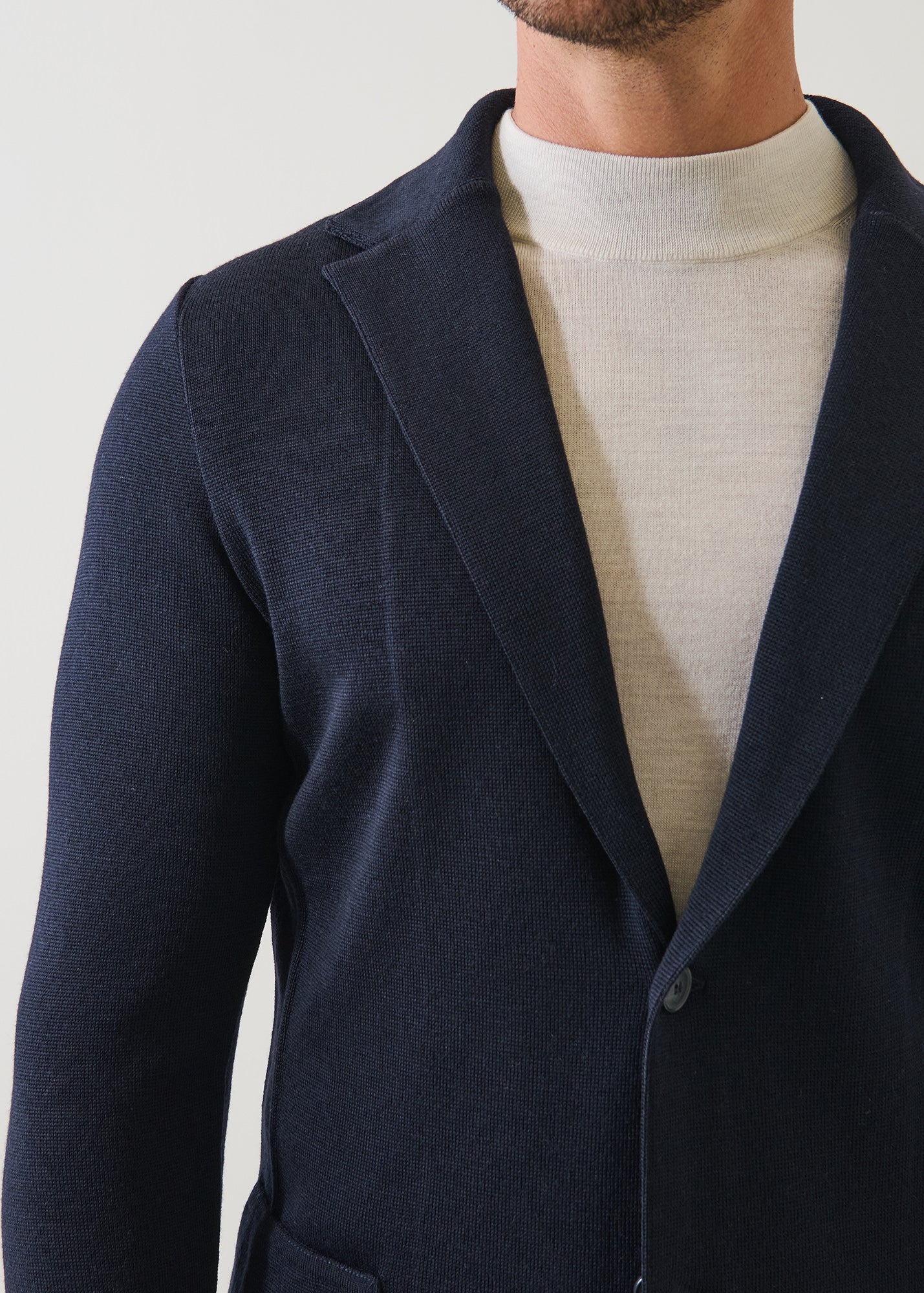 Merino Two Button Blazer