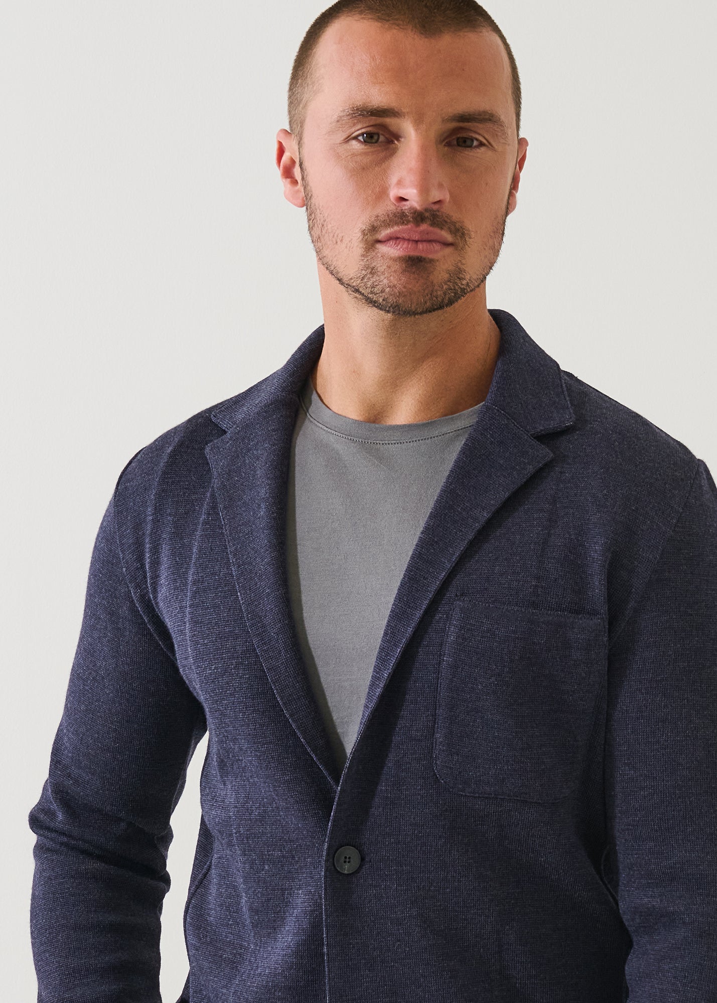 Merino Two Button Blazer