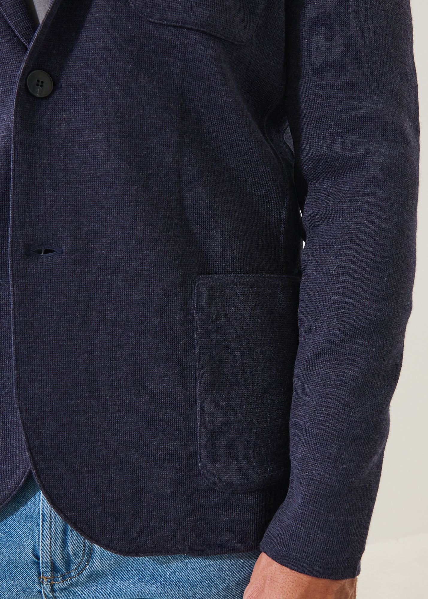 Merino Two Button Blazer