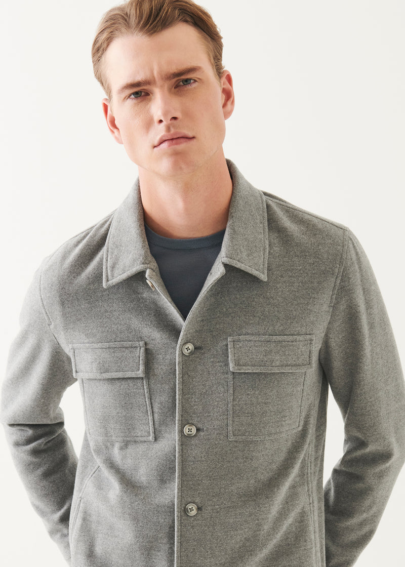 Wool Shirt Jacket