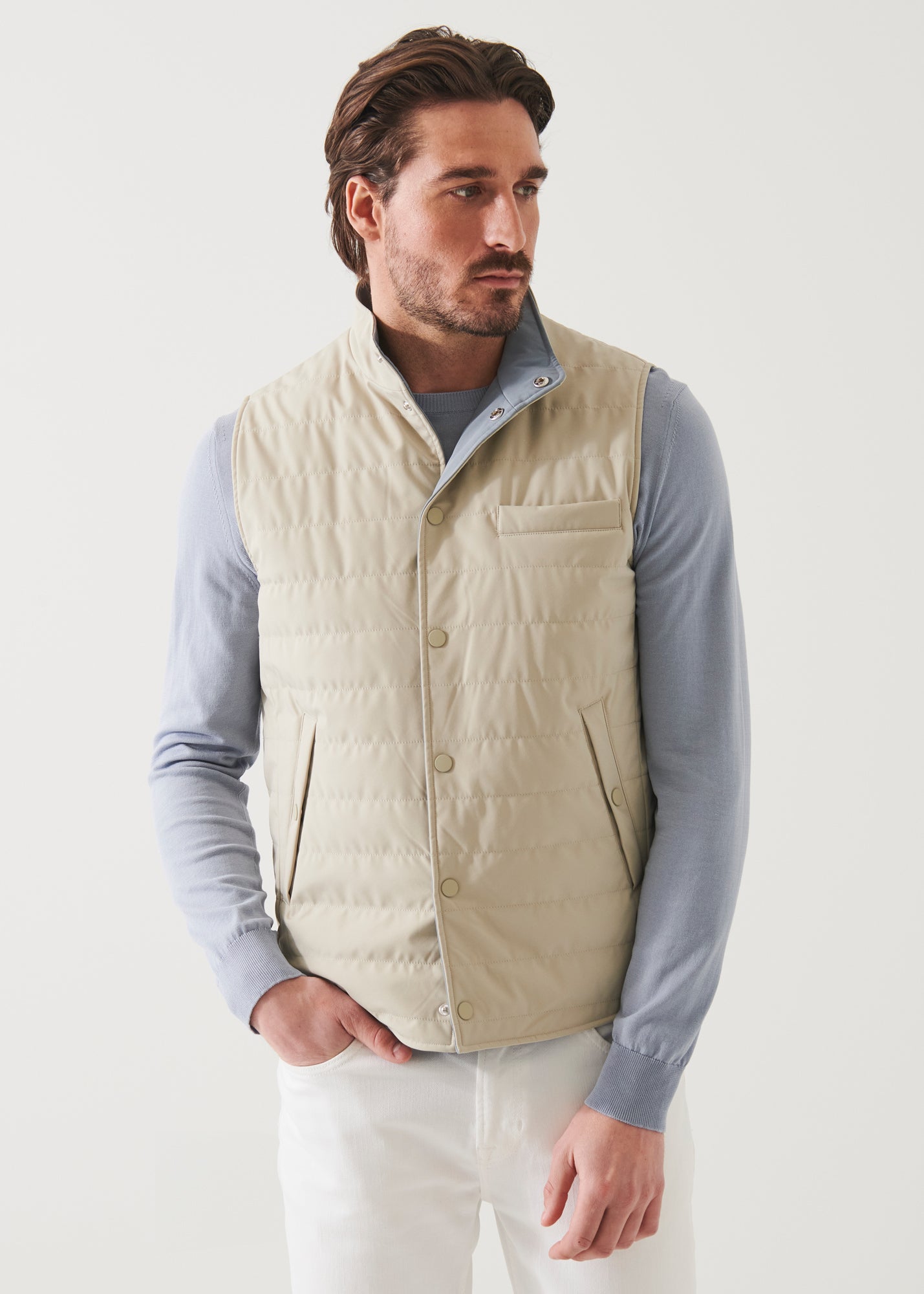 ITALIAN NYLON QUILTED VEST | PATRICK ASSARAF