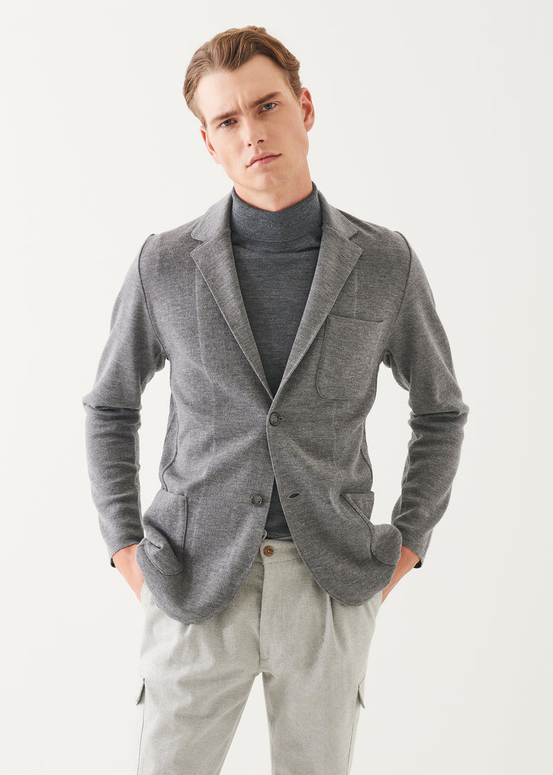 Double Face Merino Half Milano Stitch Blazer