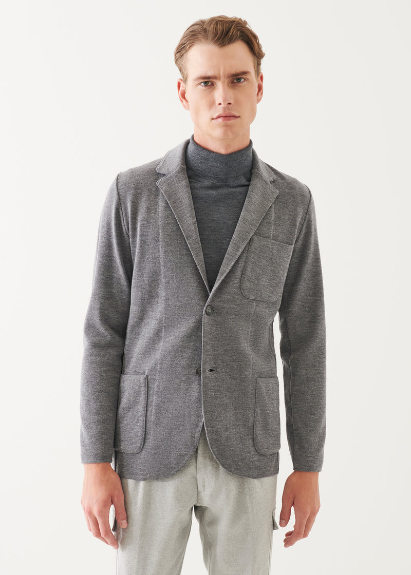 Double Face Merino Half Milano Stitch Blazer