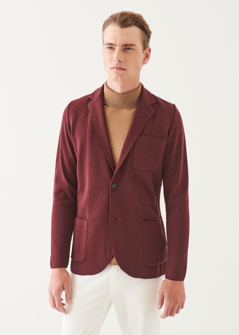 Double Face Merino Half Milano Stitch Blazer