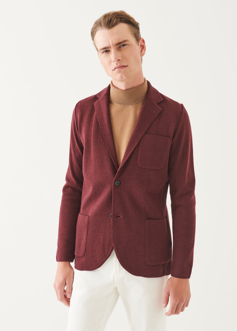 Double Face Merino Half Milano Stitch Blazer