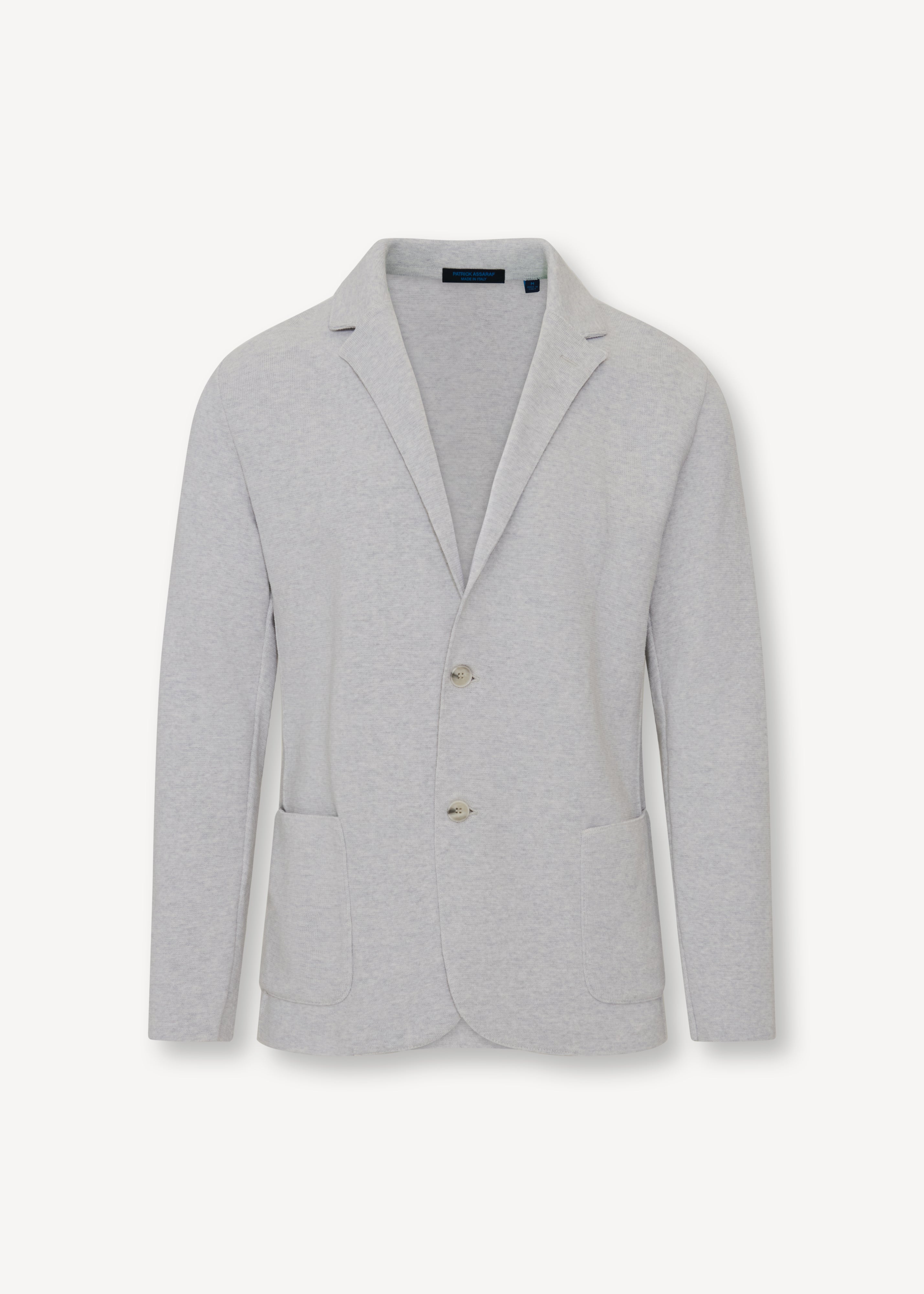 Cotton Half Milano Knit Blazer - PATRICK ASSARAF