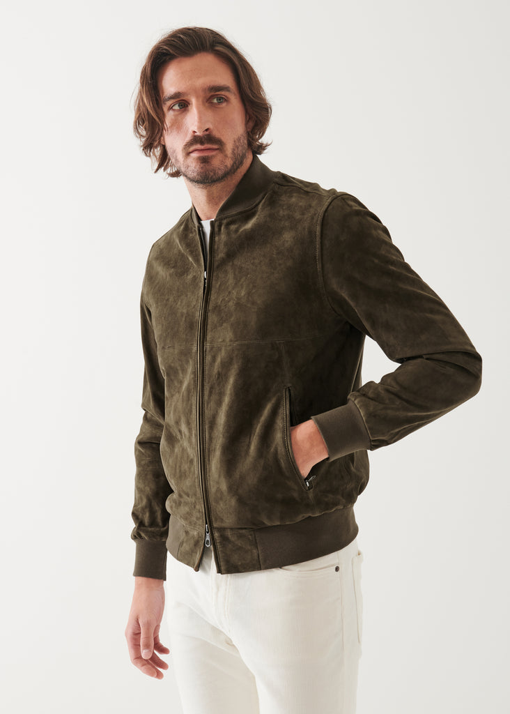 COOR】 Poe Suede Bomber Jacket スエード