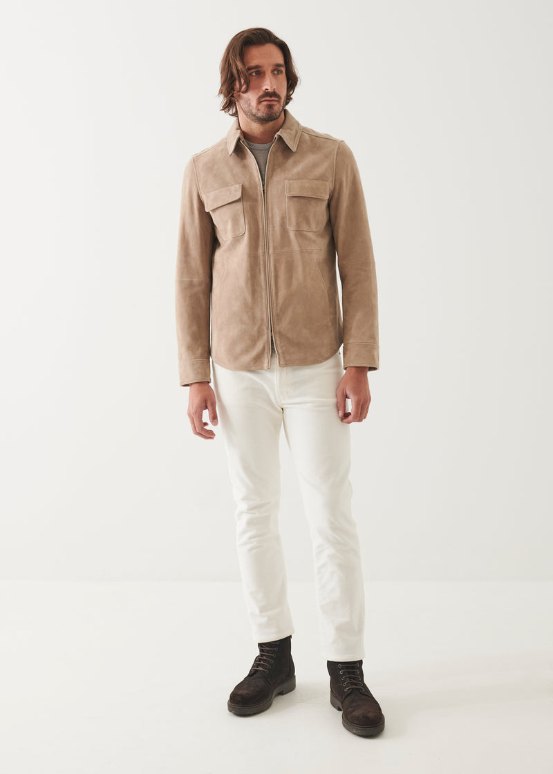 Suede Shirt Jacket