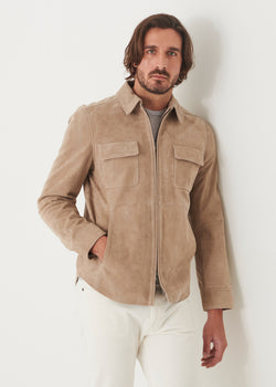 Suede Shirt Jacket