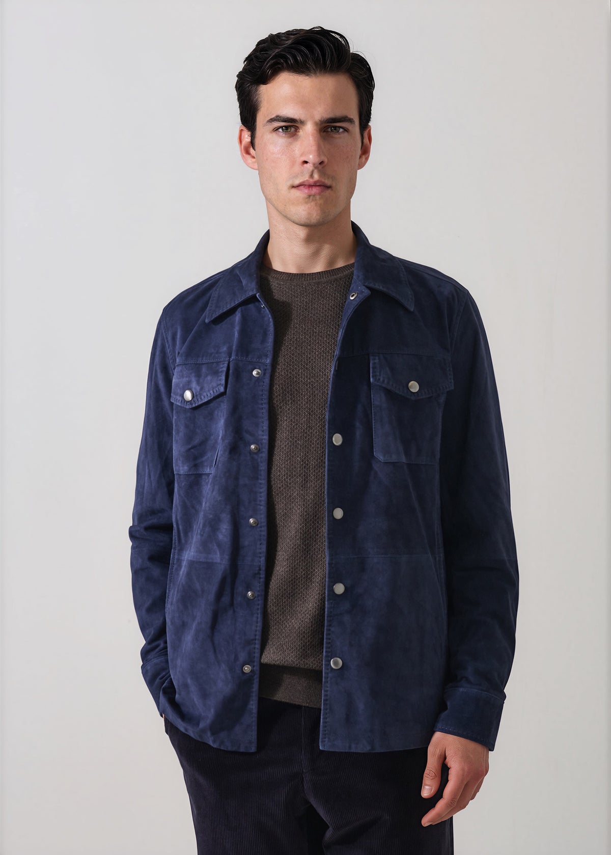 Suede Shirt Jacket - PATRICK ASSARAF