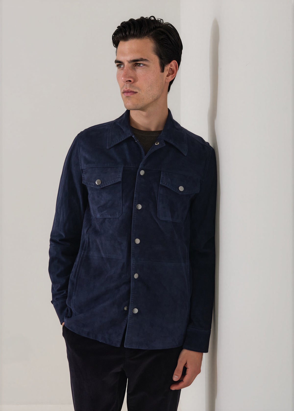 Suede Shirt Jacket - PATRICK ASSARAF