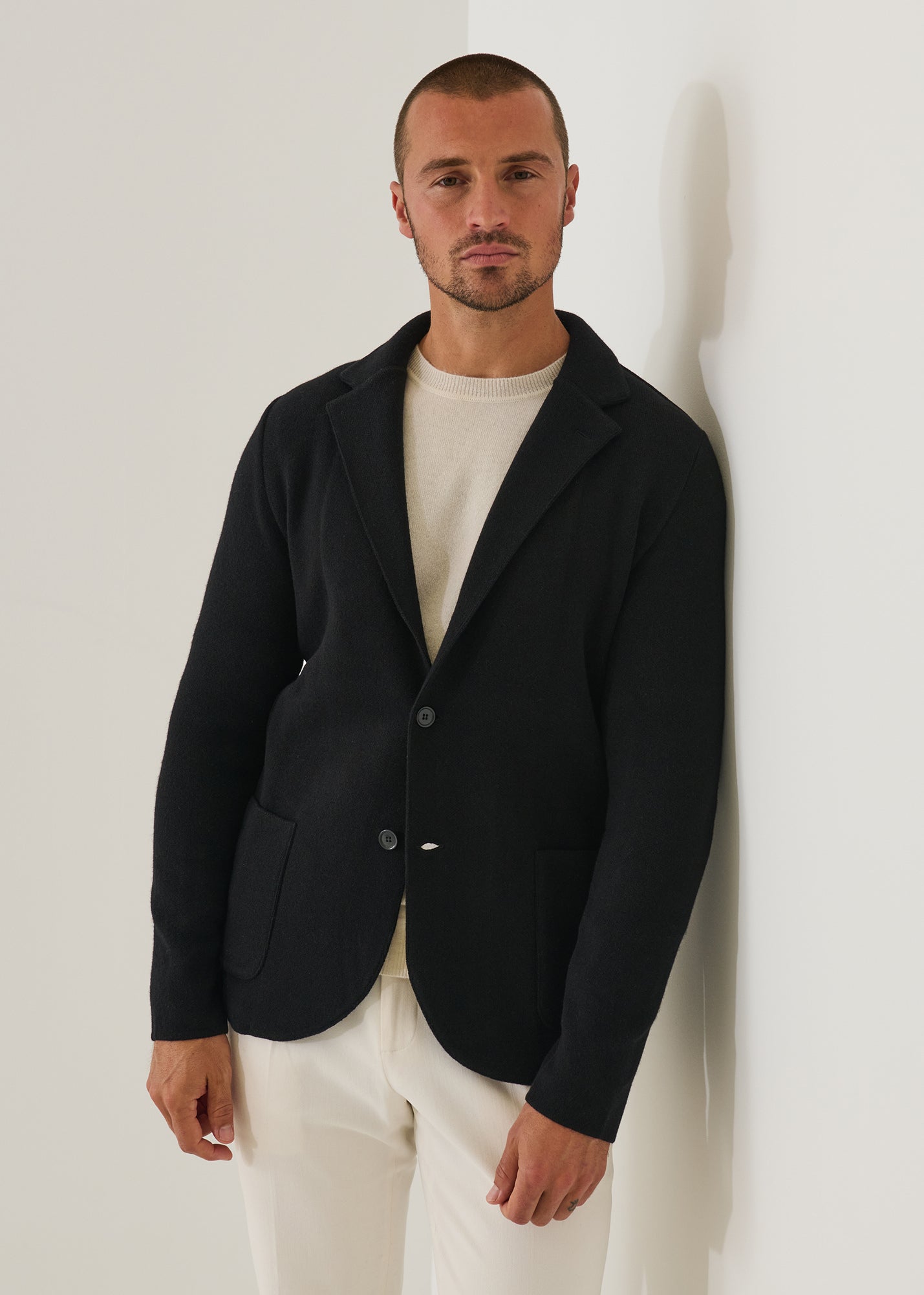 Eco-Cashmere Two Button Blazer
