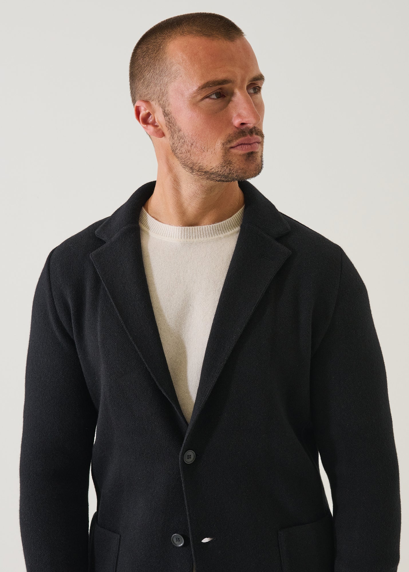 Eco-Cashmere Two Button Blazer