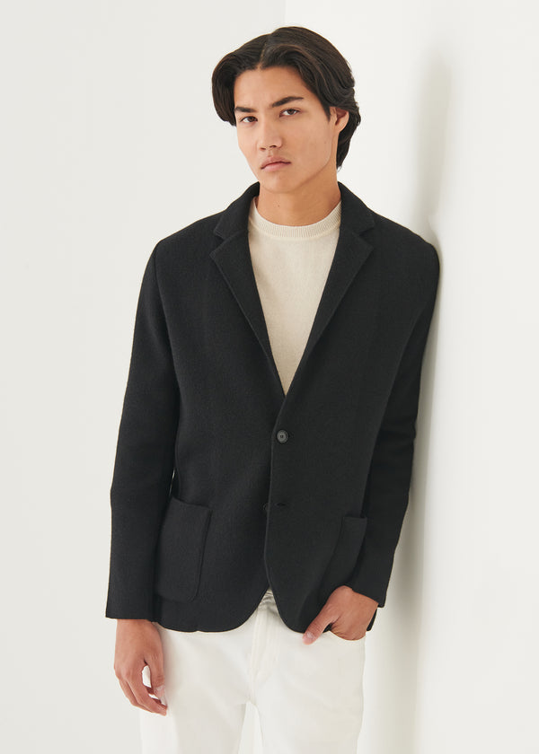 Italian Cashmere Two-Button Blazer