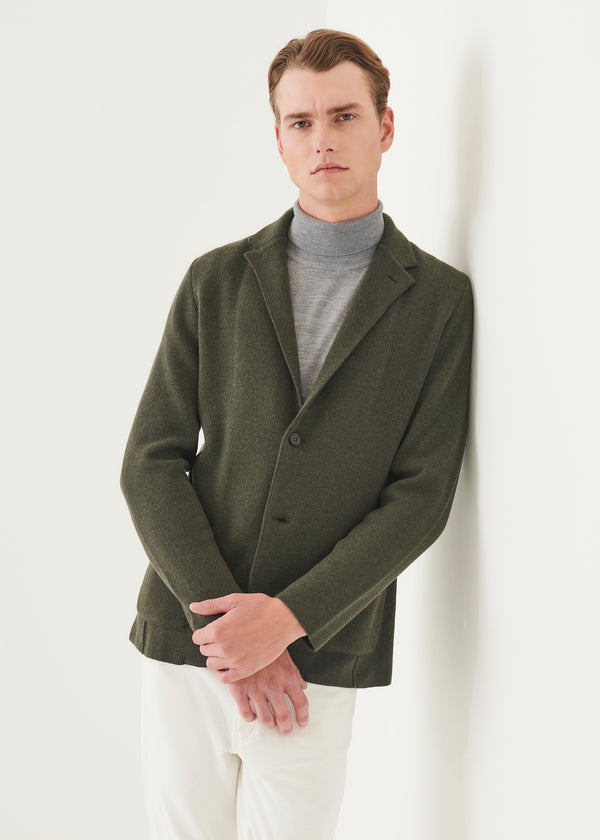 Italian Cashmere Two-Button Blazer