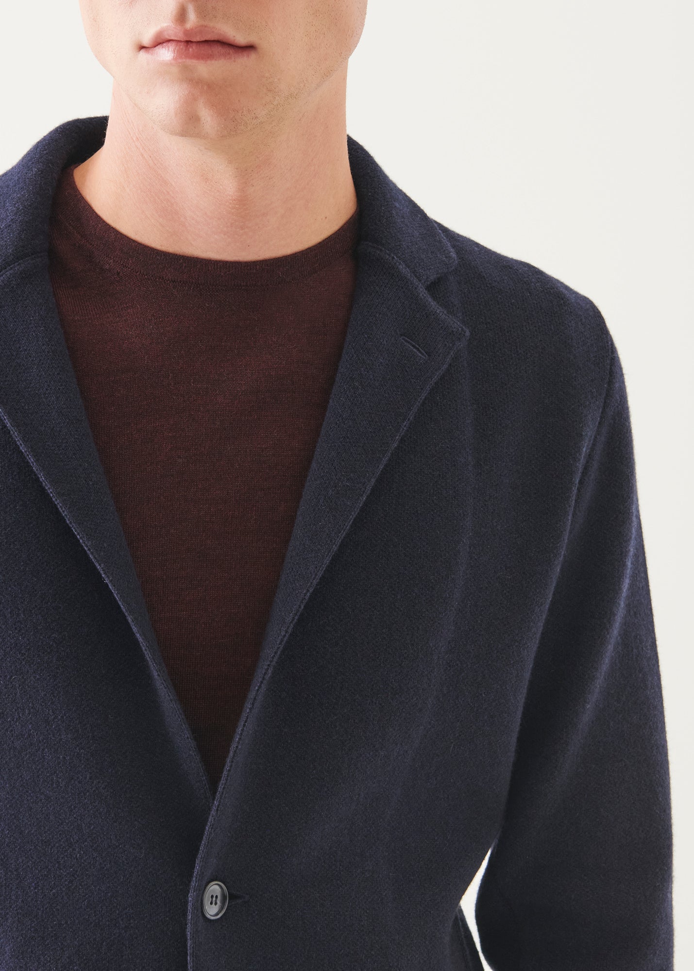 Italian Cashmere Two-Button Blazer