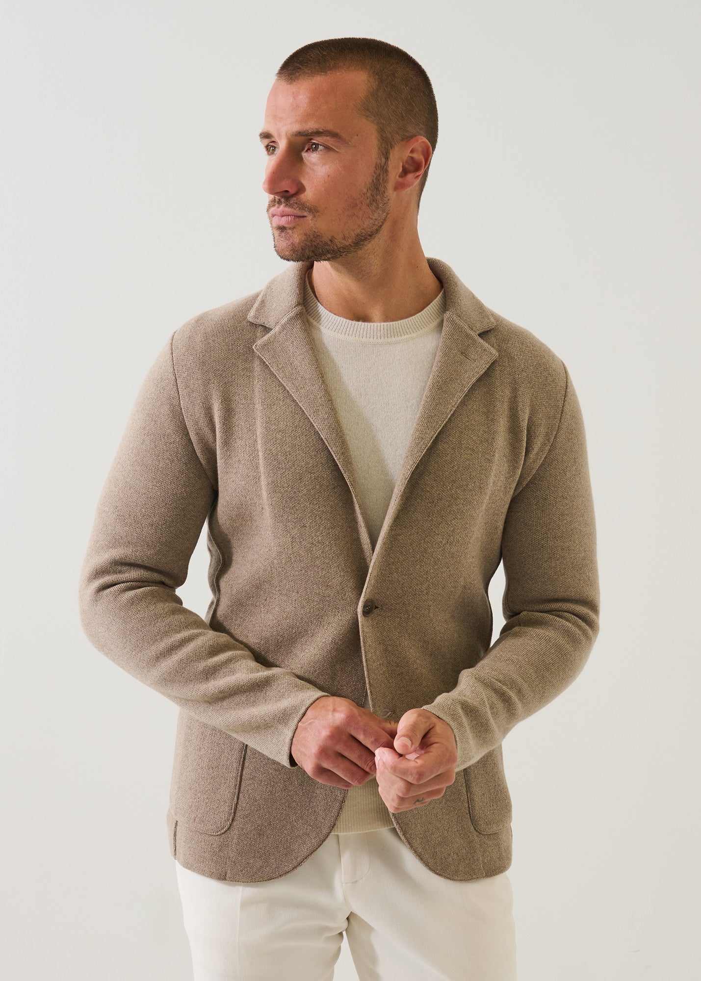 Eco-Cashmere Two Button Blazer