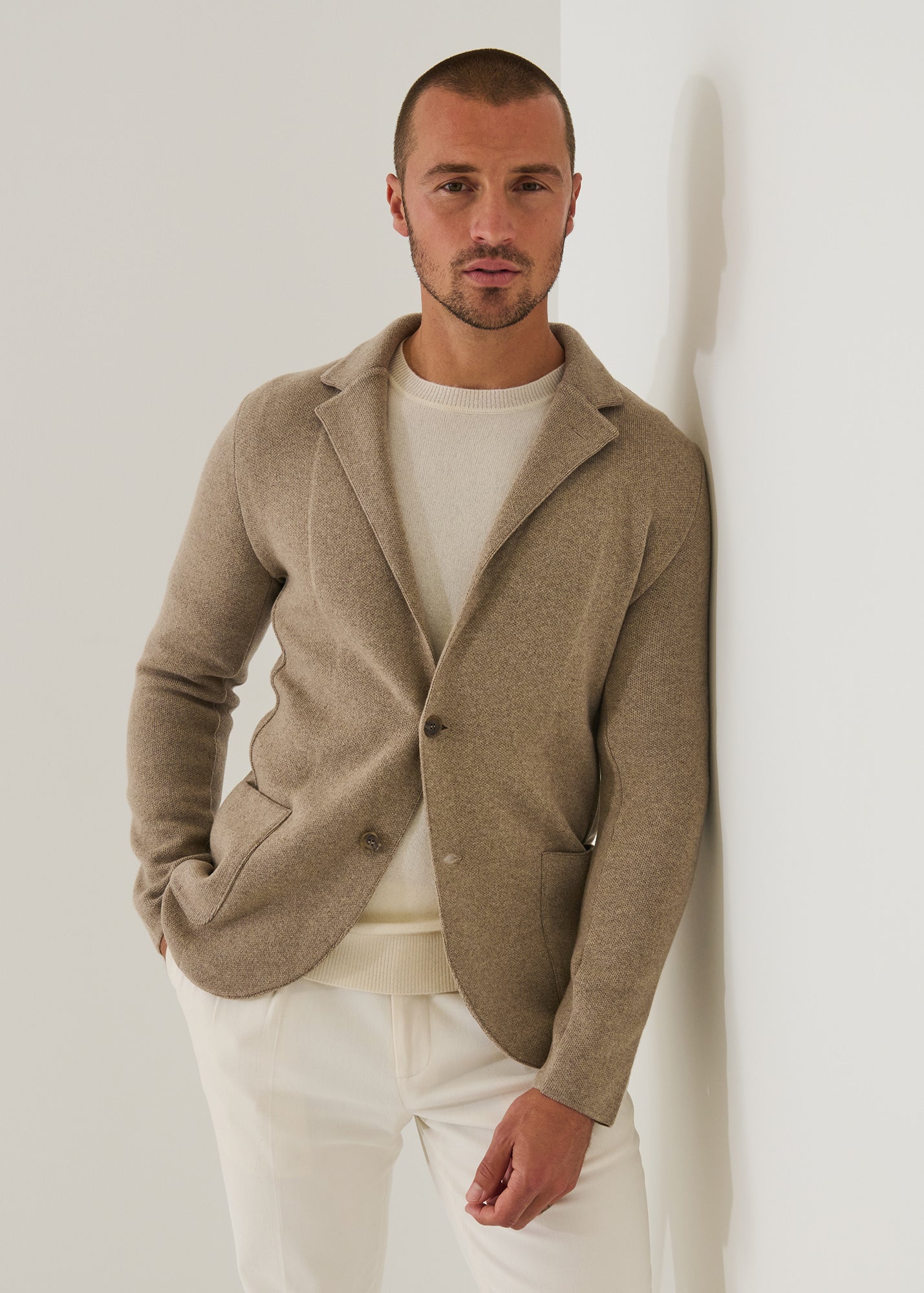 Eco-Cashmere Two Button Blazer