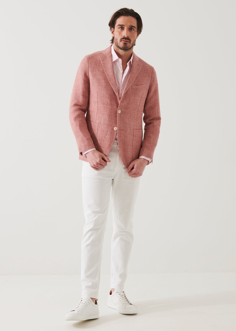 LINEN WOOL BLEND BLAZER