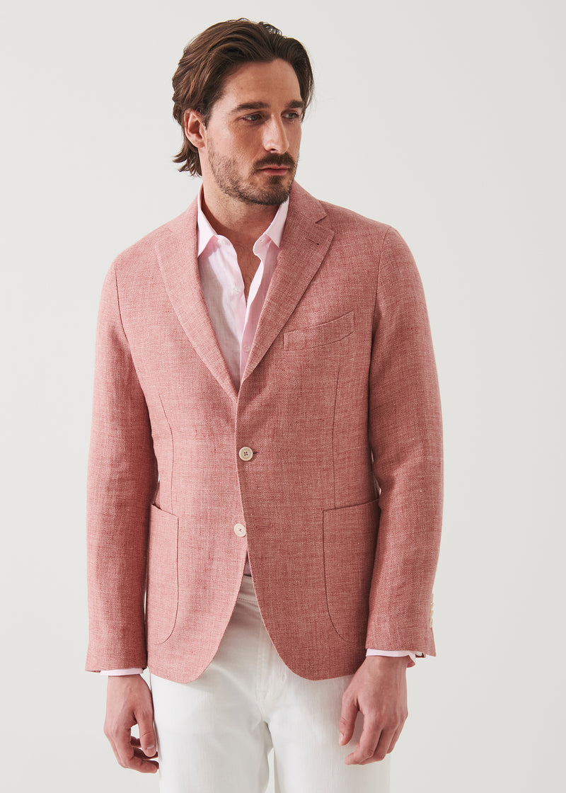 LINEN WOOL BLEND BLAZER