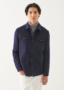 Wool-Cashmere Shirt Jacket