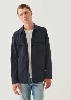 Wool Blend Shirt Jacket