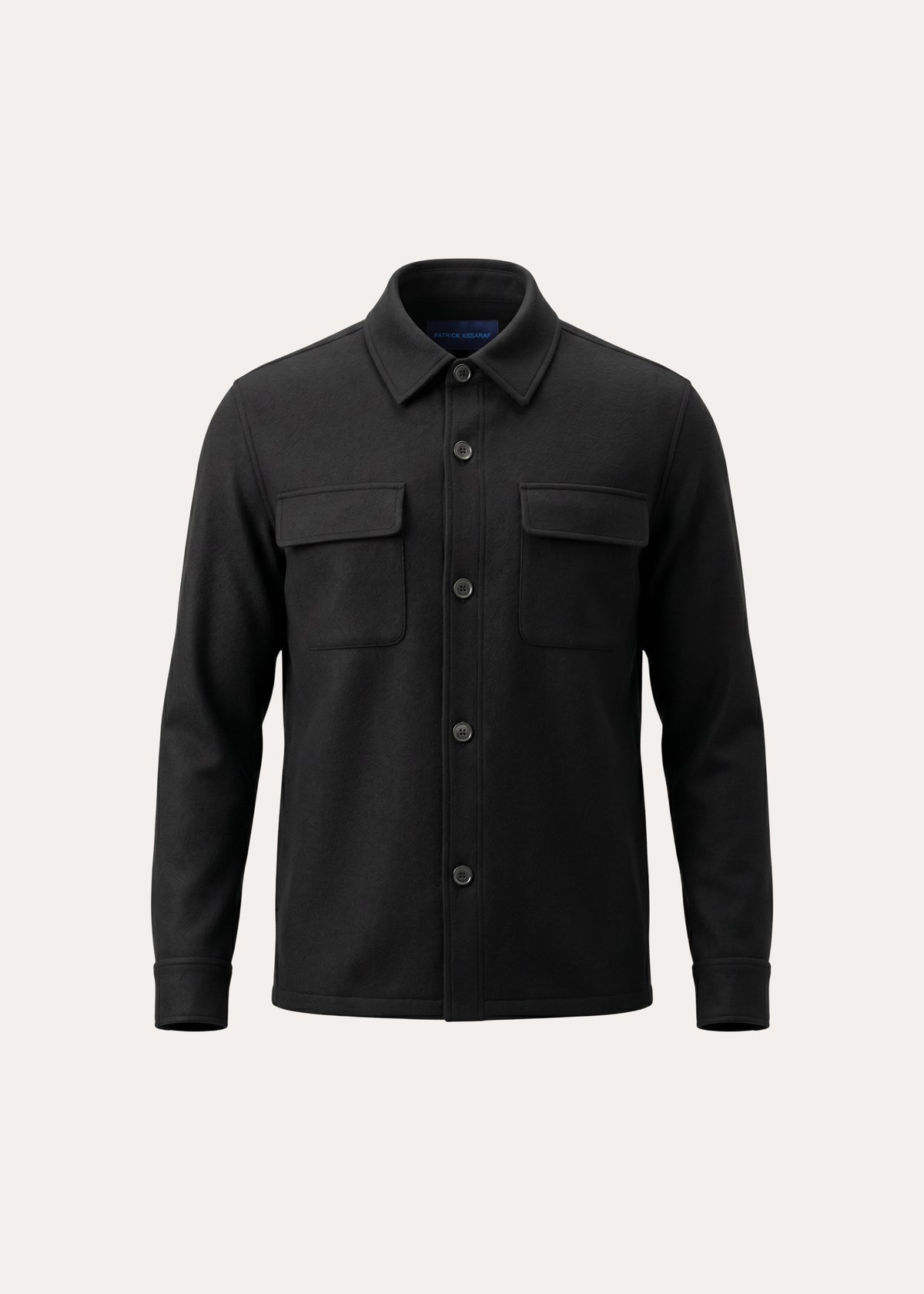 Wool-Silk Utility Shirt Jacket - PATRICK ASSARAF
