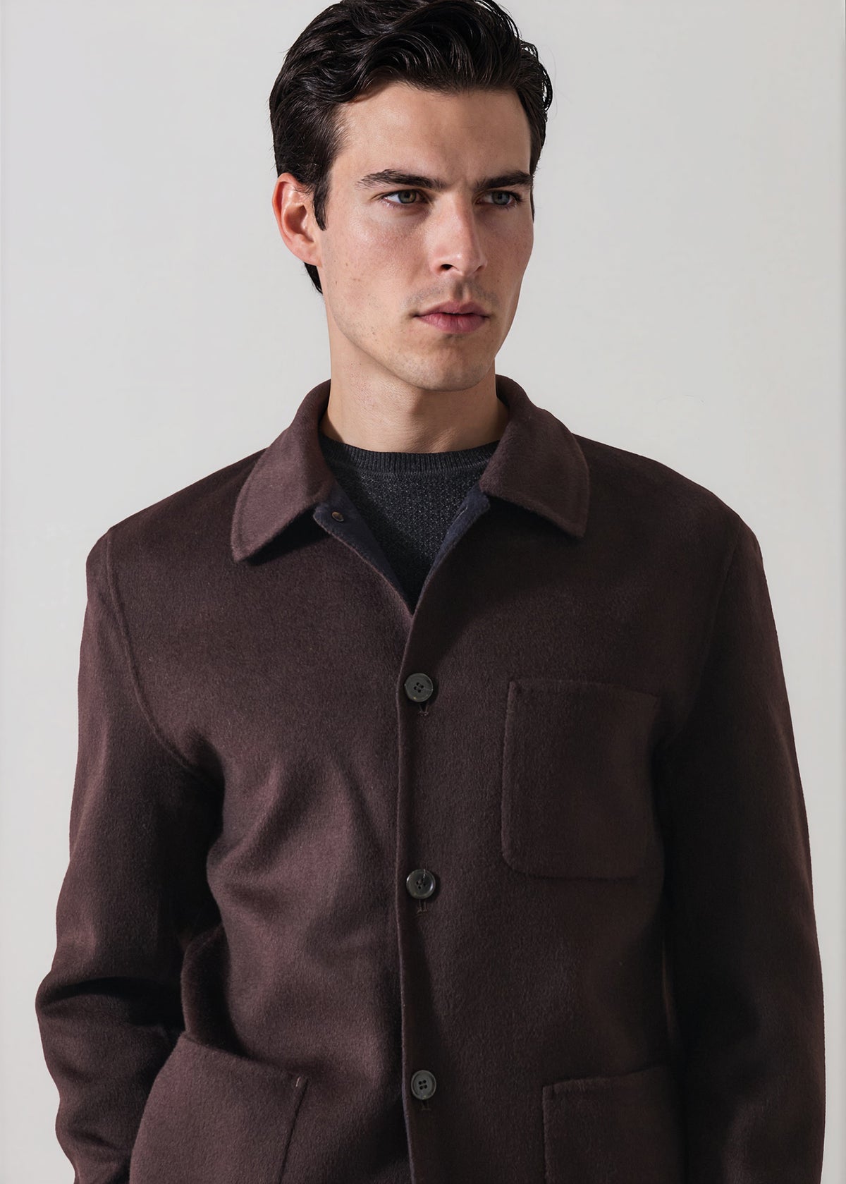 Wool-Cashmere Chore Jacket - PATRICK ASSARAF