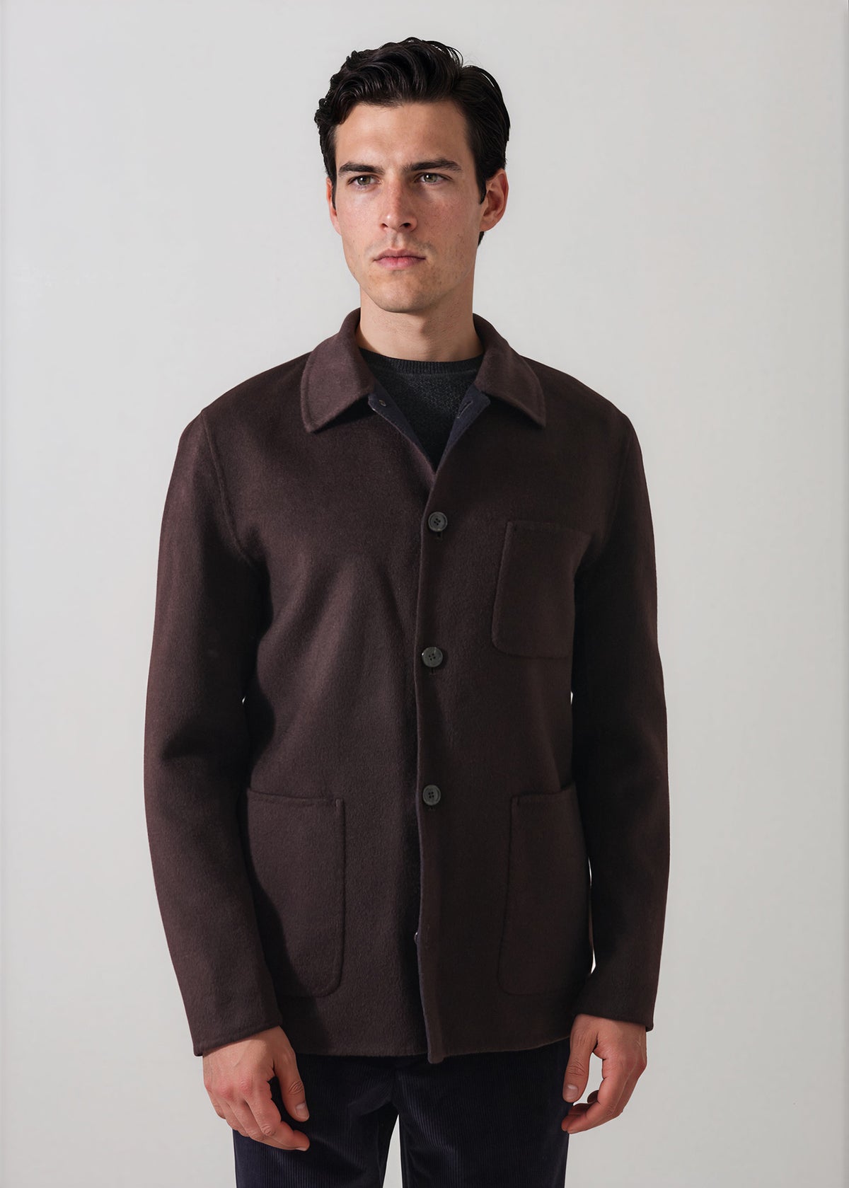 Wool-Cashmere Chore Jacket - PATRICK ASSARAF