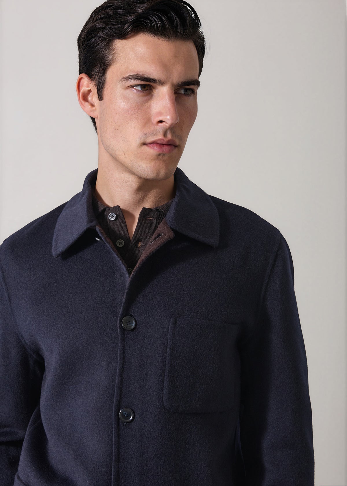Wool-Cashmere Chore Jacket - PATRICK ASSARAF