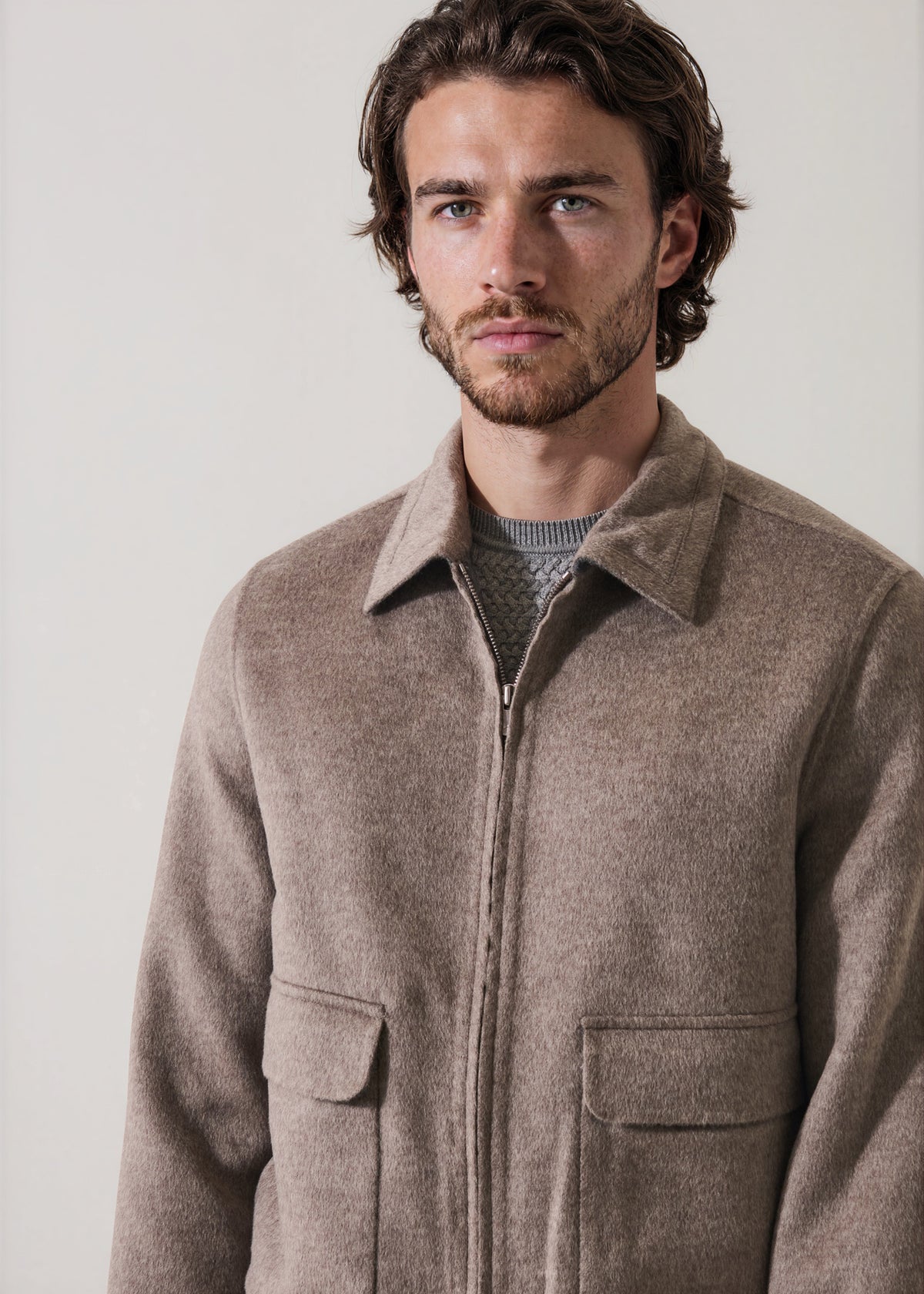 Wool-Cashmere Bomber Jacket - PATRICK ASSARAF