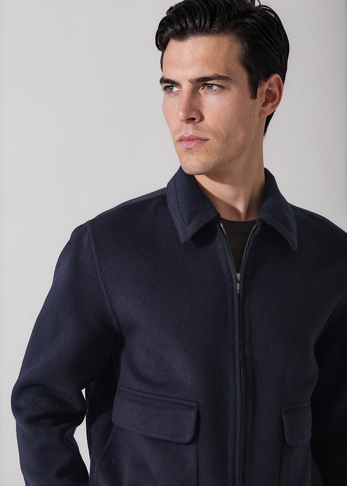 Wool-Cashmere Bomber Jacket - PATRICK ASSARAF