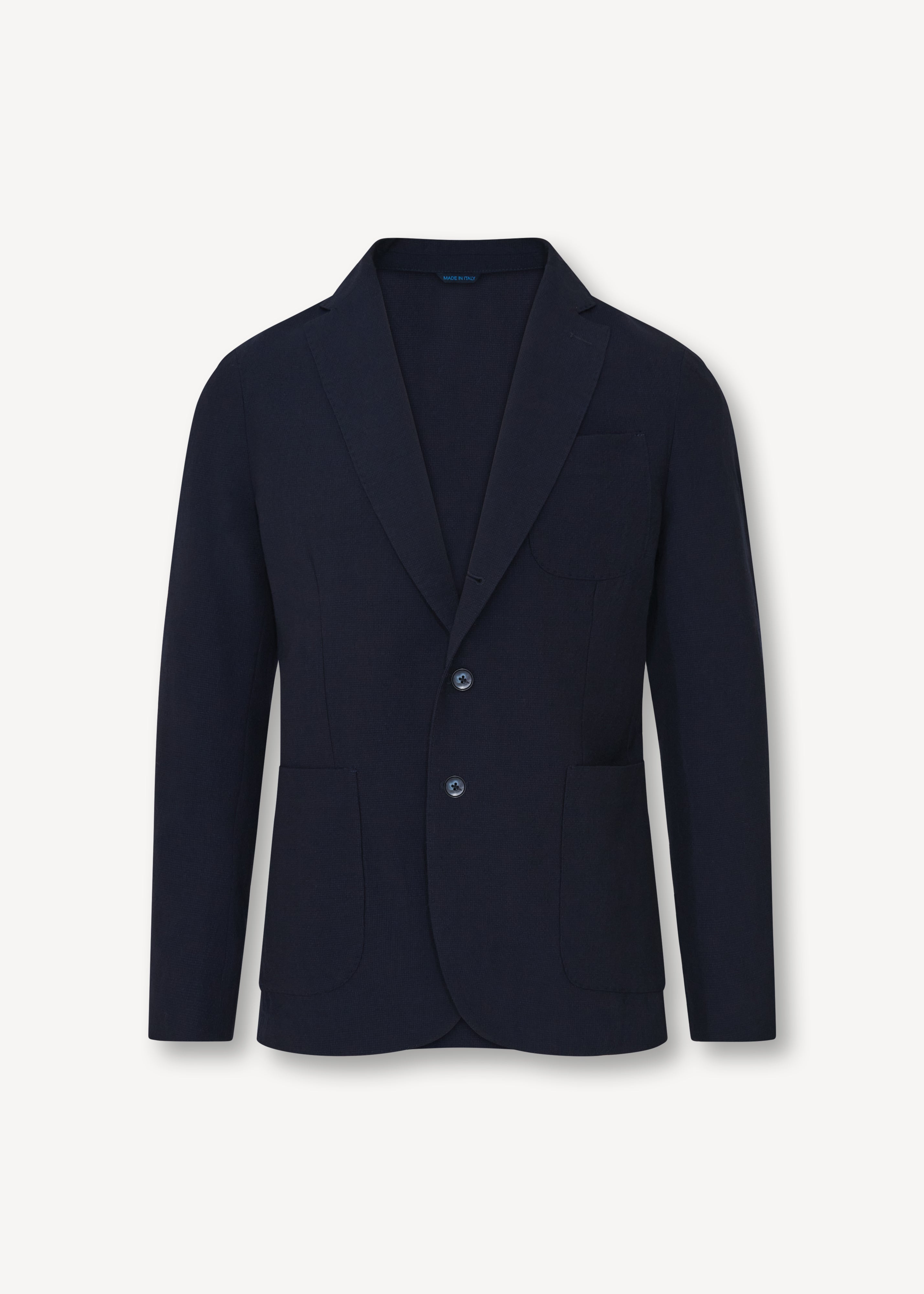 Wool Seersucker Blazer - PATRICK ASSARAF