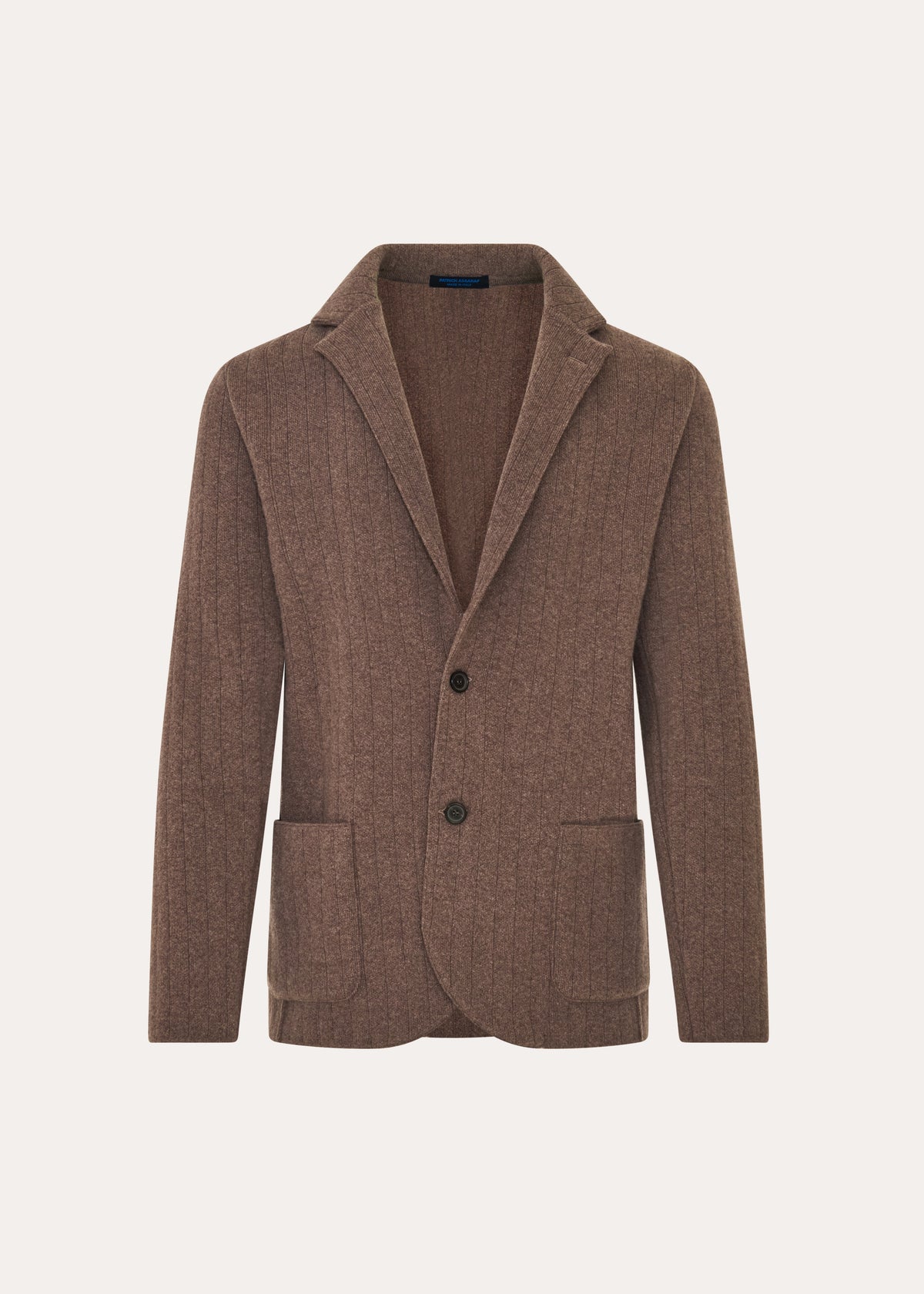 Merino-Cashmere Drop Needle Knit Blazer - PATRICK ASSARAF