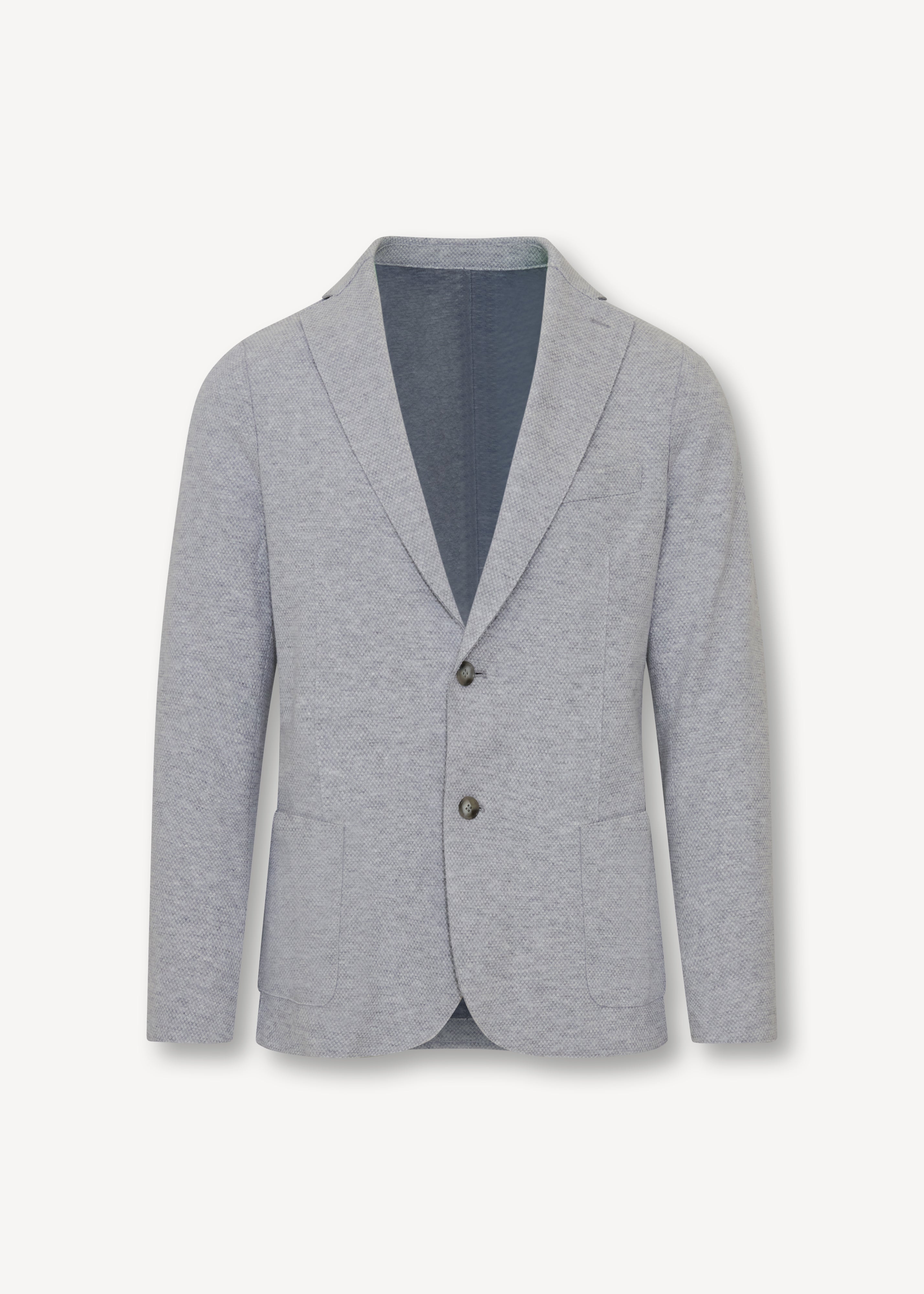 Cotton-Blend Textured Raw Edge Blazer - PATRICK ASSARAF