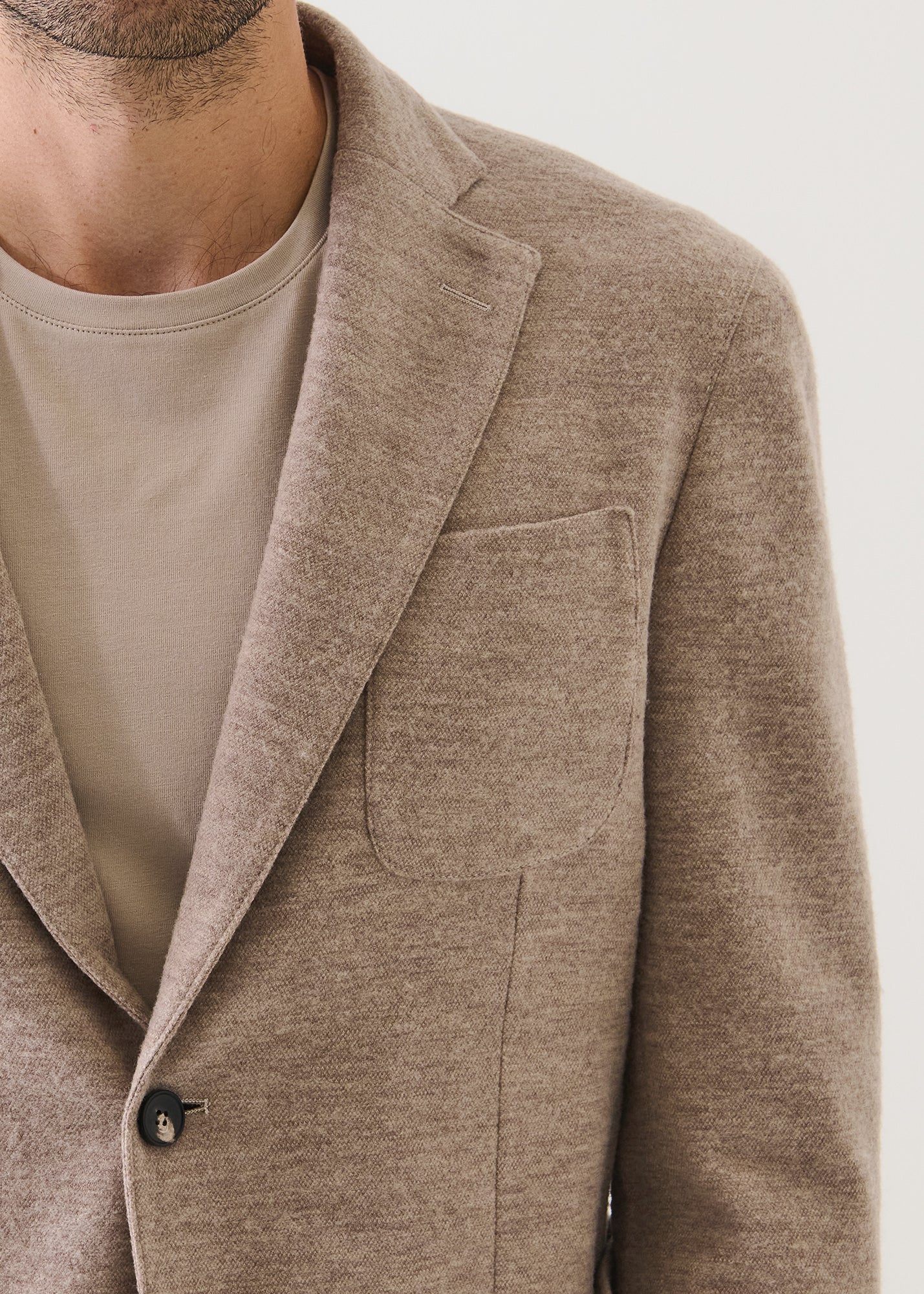 Double Face Wool Two Button Blazer - PATRICK ASSARAF