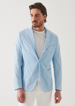 Cotton Blend Garment Dye Blazer