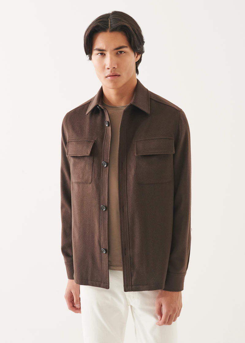 Cashmere Shirt Jacket