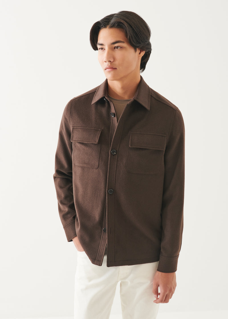 Cashmere Shirt Jacket