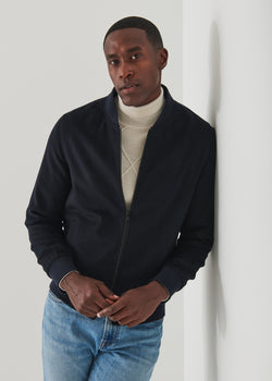 CASHMERE BASEBALL BOMBER | PATRICK ASSARAF.