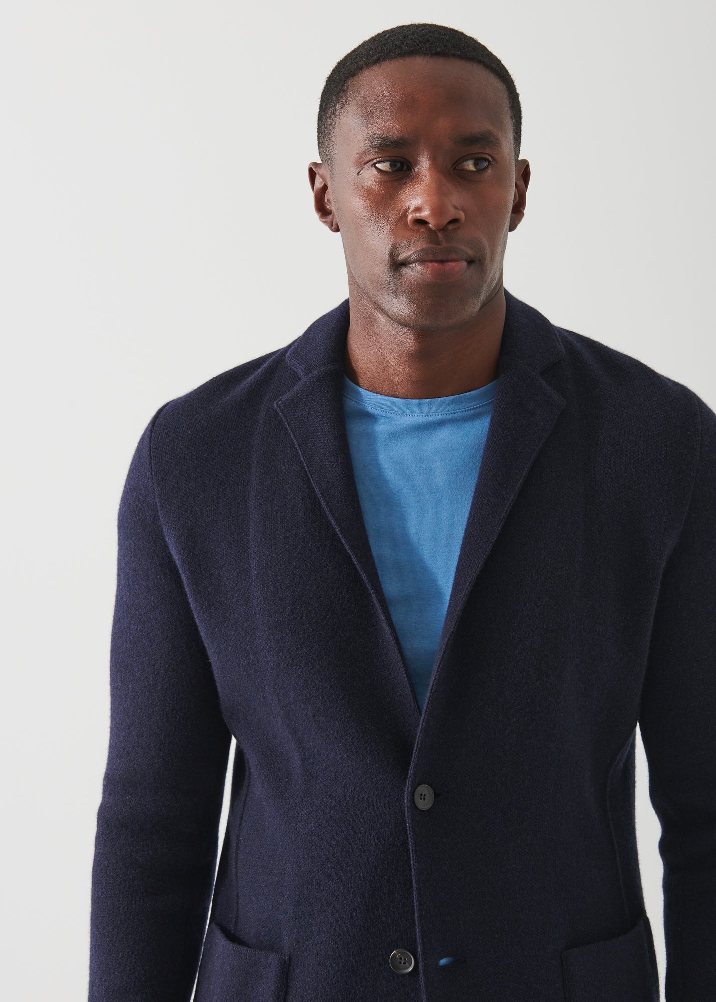 ECO-CASHMERE SWEATER JACKET | PATRICK ASSARAF.