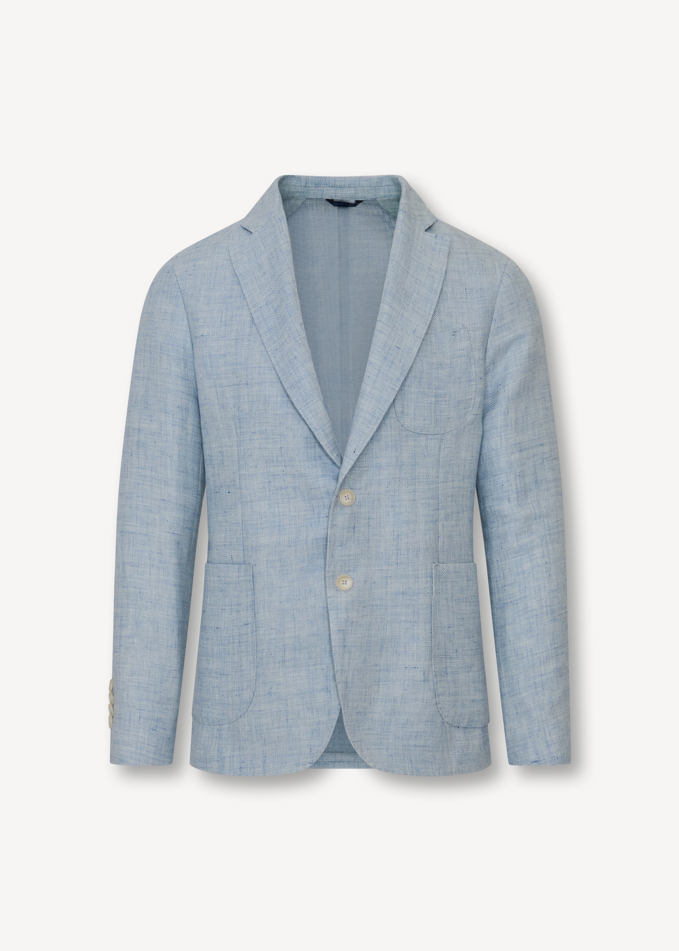 Linen-Wool Basketweave Blazer - PATRICK ASSARAF