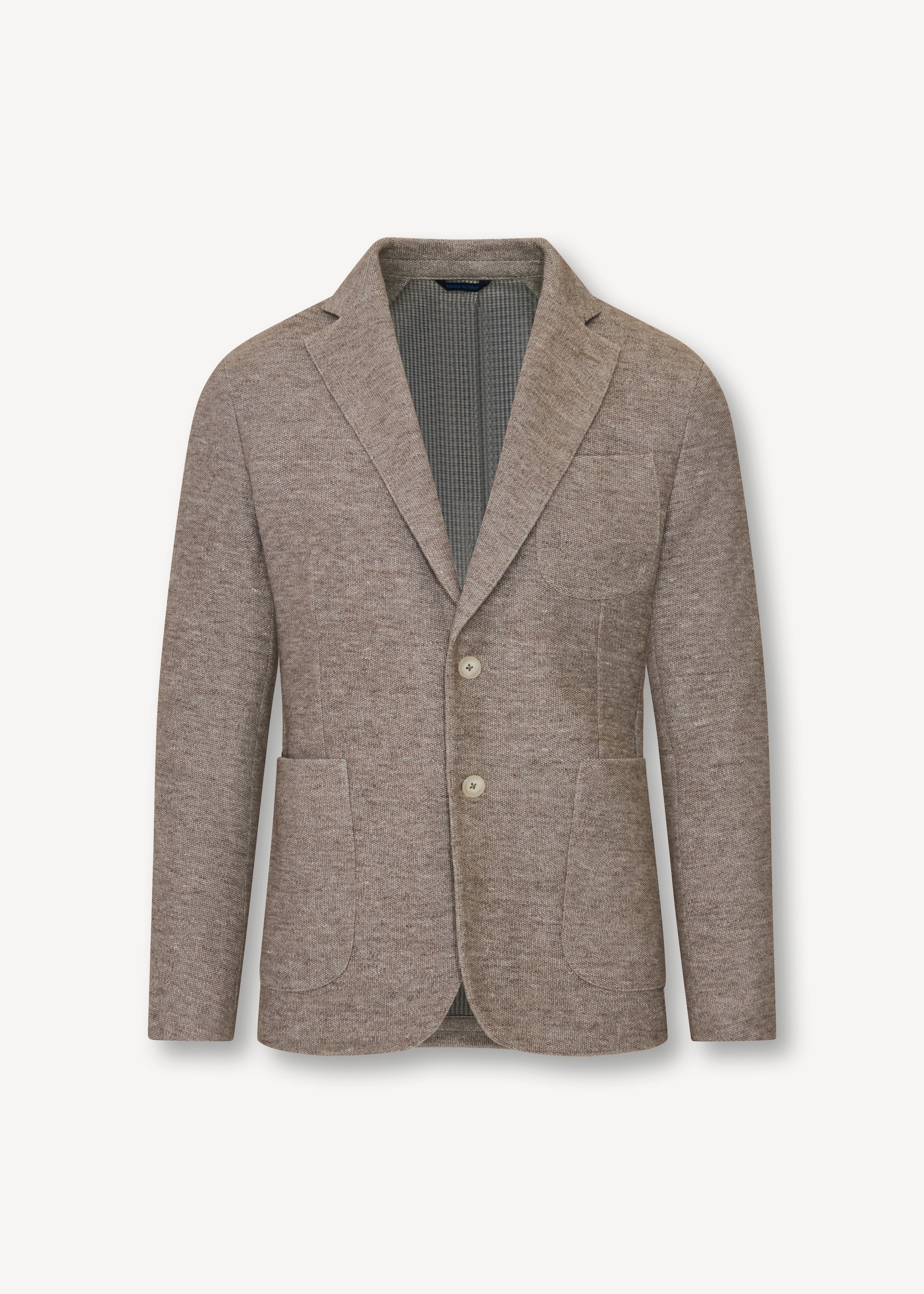 Double Face Cotton-Linen Knit Blazer - PATRICK ASSARAF