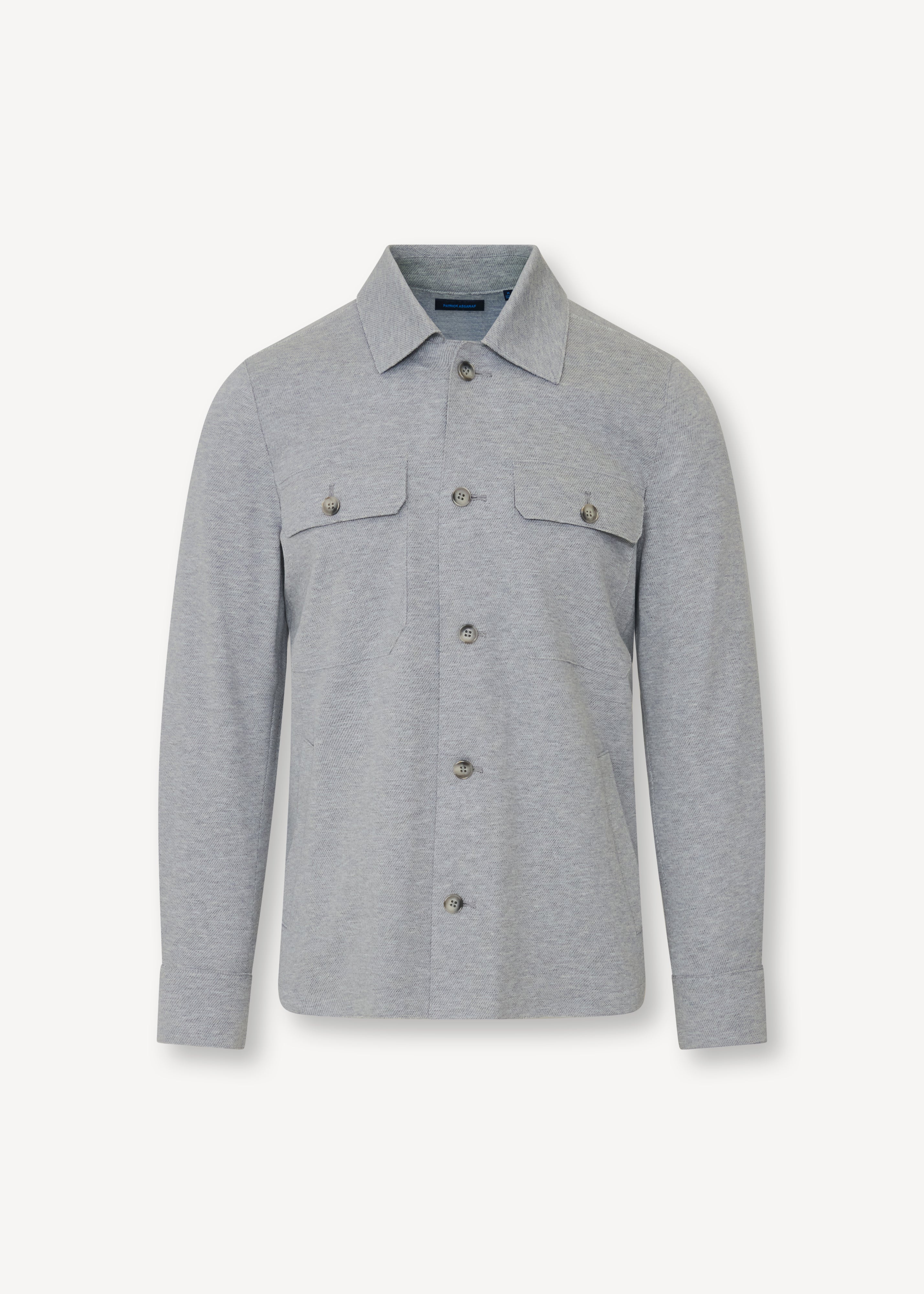Textured Knit Shirt Jacket - PATRICK ASSARAF